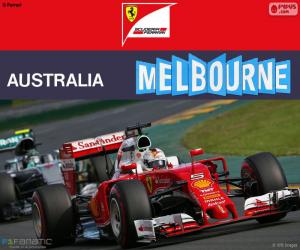 пазл S.Vettel G.P Австралии 2016